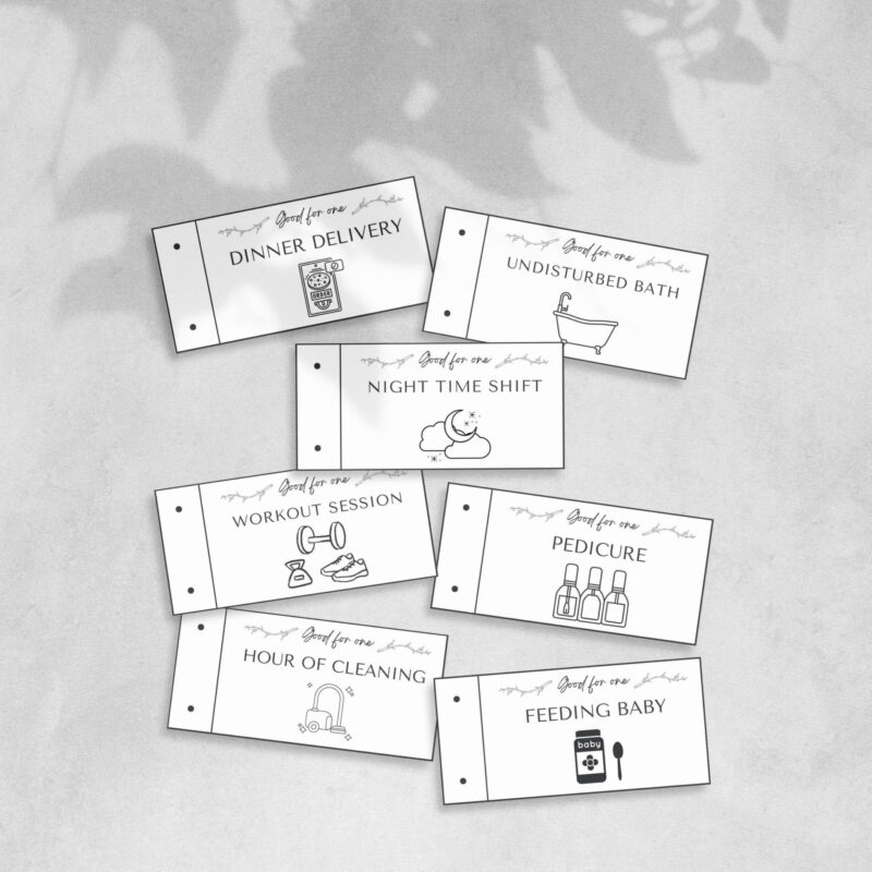 Coupon Book for New Parents Template