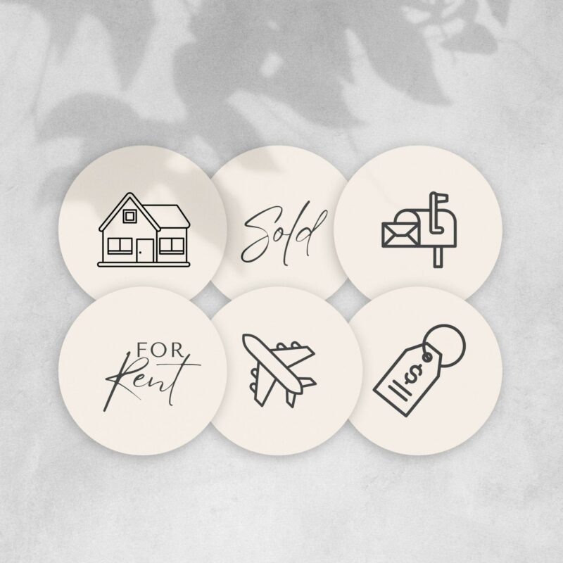 Instagram Highlight covers for realtors