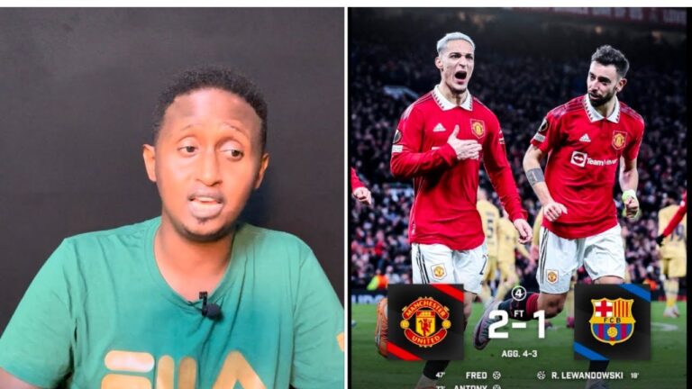 Man UNITED gacanaan u taagay CAAWA tii ay ku dhigtay BARCE oo ay reebeen 2-1,JUVE,ROMA,ARSENAL+News