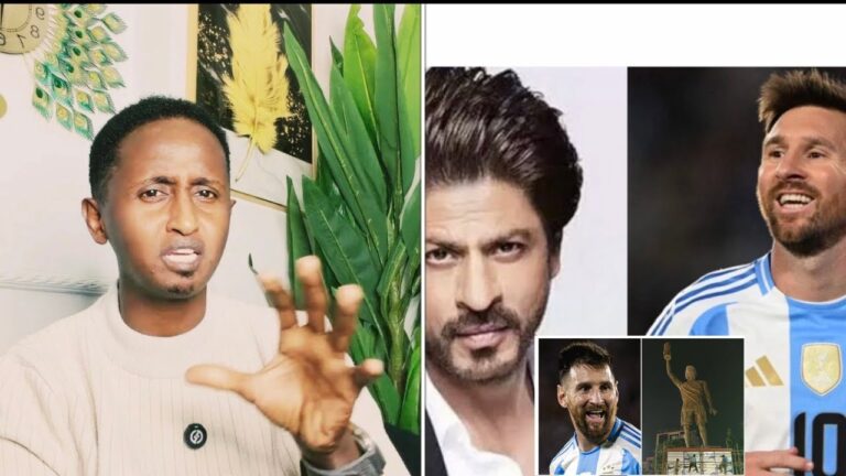Shah Rukh Khan kulaha GOAT Messi waa soo dhaweyneyna,MAN City markan halooga baqo koobabka+REAL+News