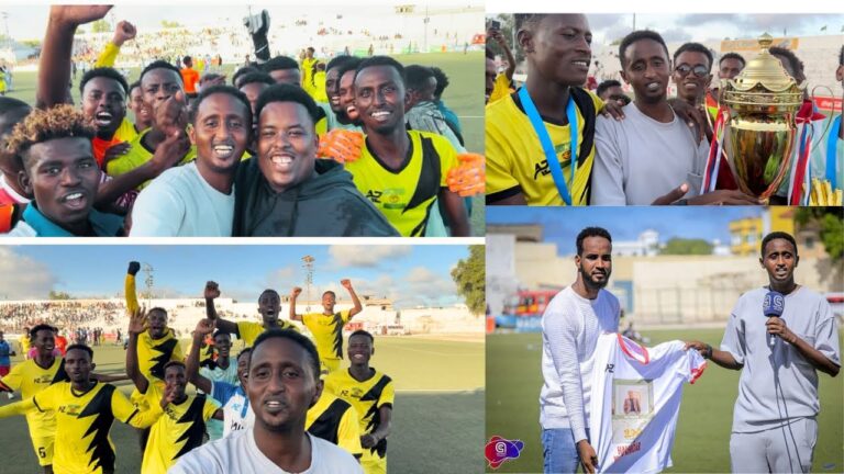 Hambalyo Gubadleey oo Qaaday koobkii kuna tuurtay Cimaamada M.qadar,Daawo Muuqaalka Faloog Cajiib ah