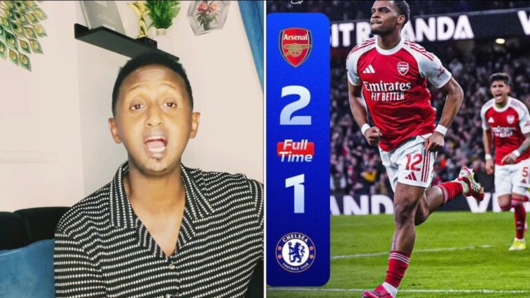 MK waxaan Bilaabay inaan Madaxa ka dareemo Arsenal inay qaadeyso EPL-ka 22-sano kadib,Chelsea Zero+