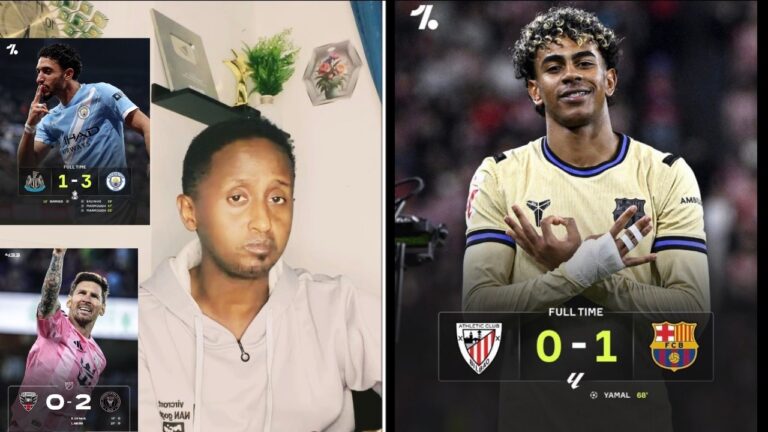 MESSI MAGIC caawa 899 GOOL ayuu sii maraya LIVE,Guushii BARCE iyo Magic YAMAL,Cumar iyo City+Arsenal