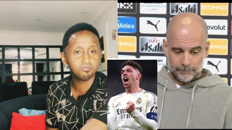 REAL oo xaqiijisay City iney reebeen Xili Pep uu Yiri Sharad Na Saarta,ALVARESoo Yiri Yes BARCE+ISAK